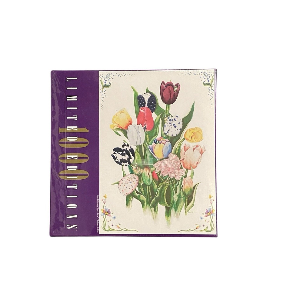RoseArt Limited Editions Tulips Tulipes de Fête 1000 Piece Puzzle 2002 Sealed